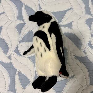 Black & White Plush Penguin Soft Toy